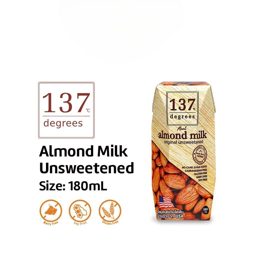 

[180 Mililiter] Susu UHT 137 Degrees Almond Milk / Almond Milk Original Unsweeted / Belgian Chocolate with Pistachio Milk / Pistachio Milk / Walnut Milk / Iced Coffee Latte 180ml