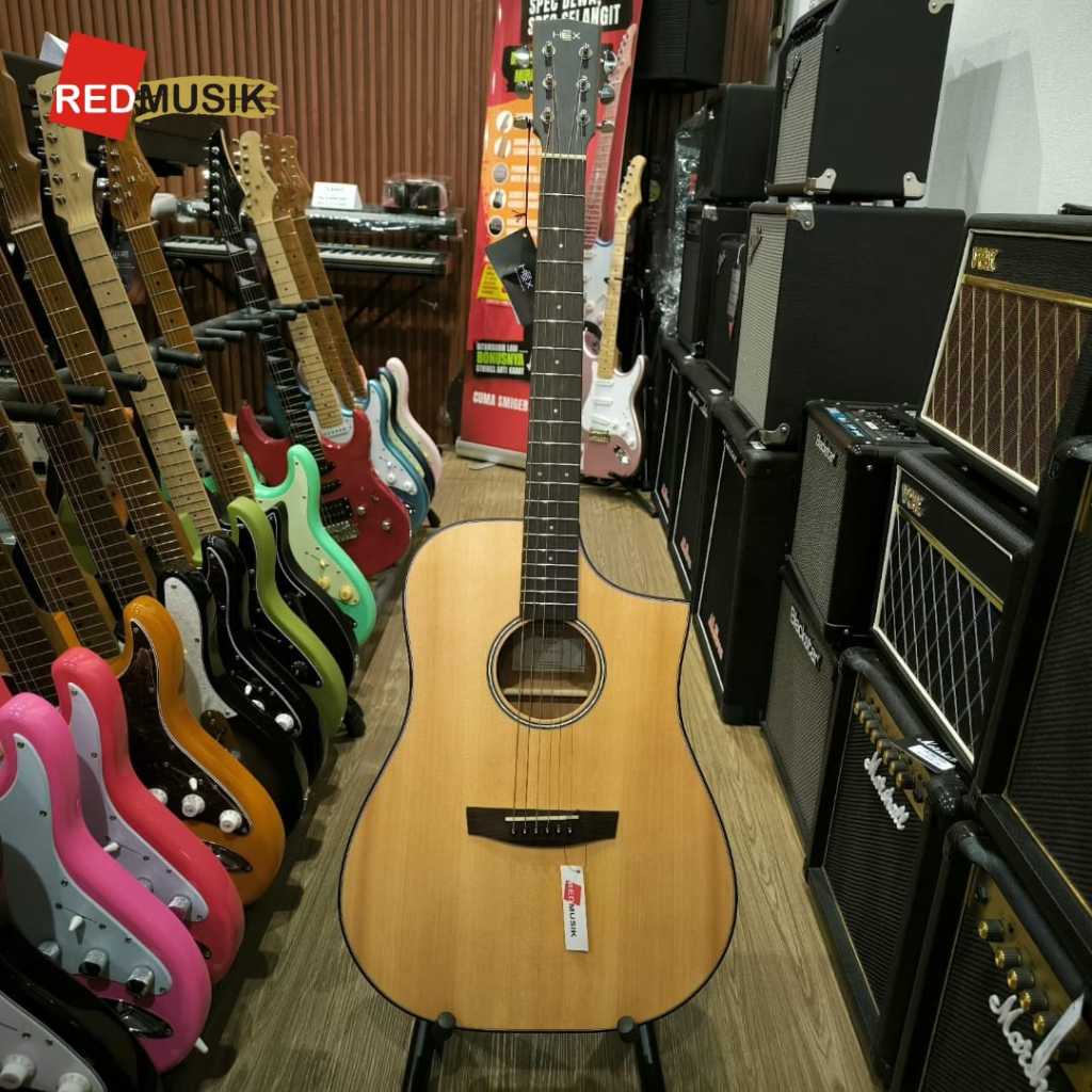Gitar HEX D100 CE D 100CE D100CE Acoustic Elektric Guitar
