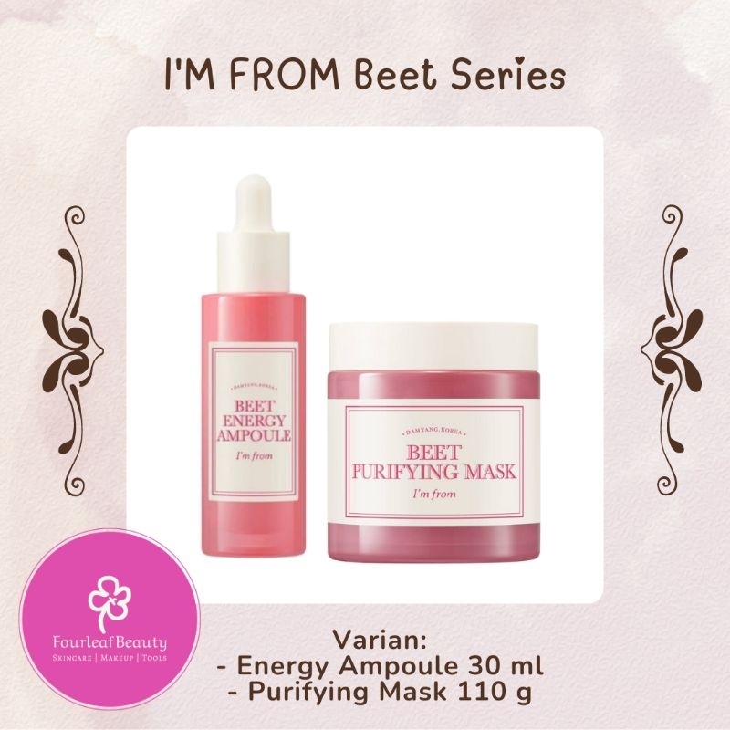 I'M FROM Beet Series - Energy Ampoule | Purifying Mask