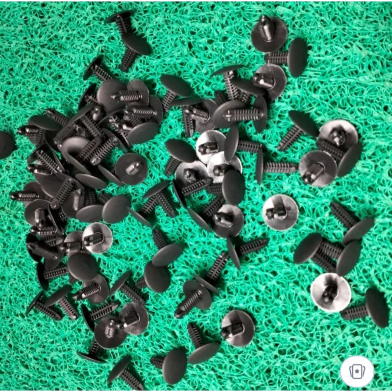 Kancing Klip Plafon Mobil Avanza,Xenia,Innova,Calya,Sigra Hitam