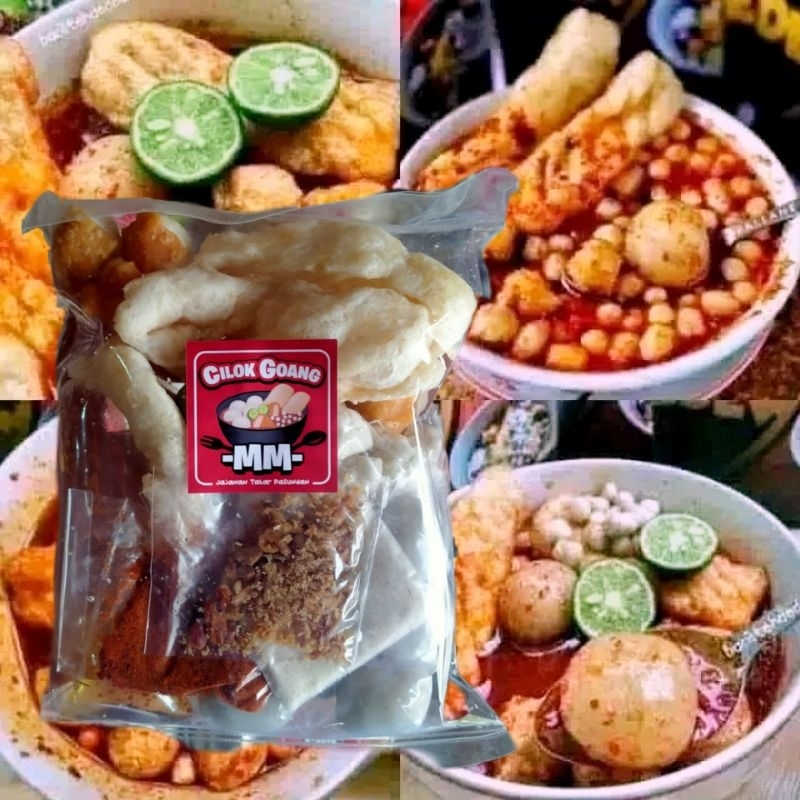 

Cilok Goang Baso Aci Tulang Rangu Komplit Khas Jawa Barat
