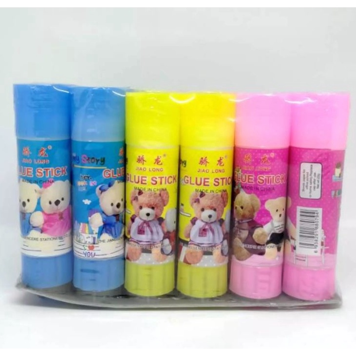 

ART A5U 24pc LEM STIK KECIL 1 gram GLUE STICK FANCY 1 GRAM LEM MURAH FANCY LEM KERTAS NON TOXIC