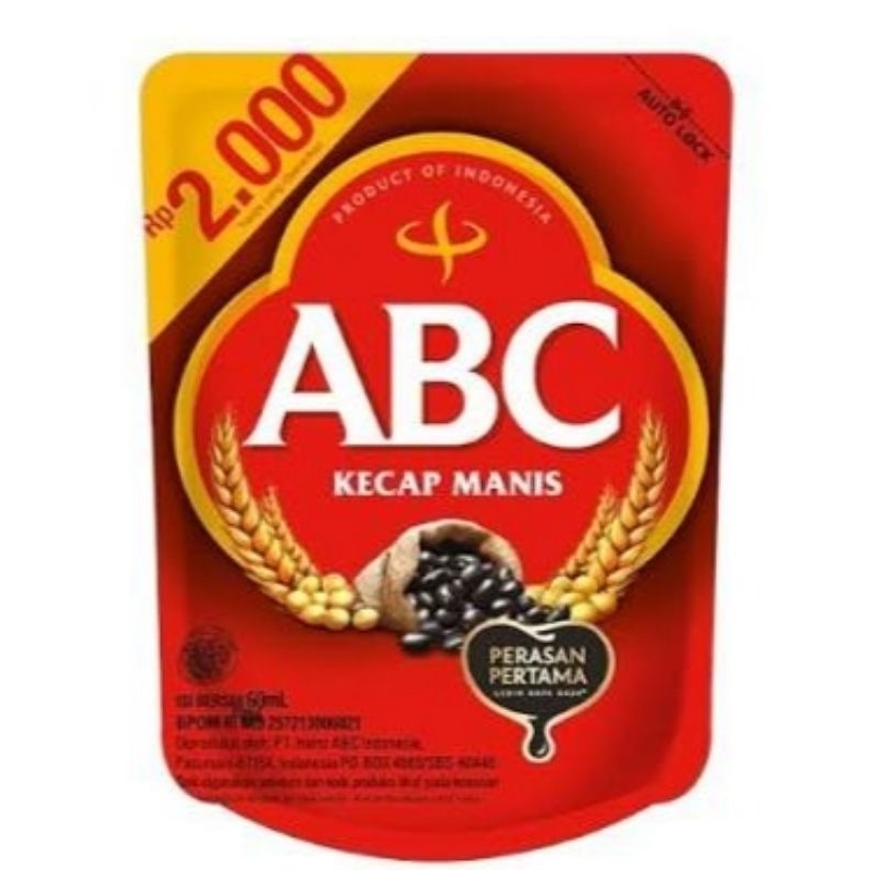 

kecap manis abc 60ml 2000