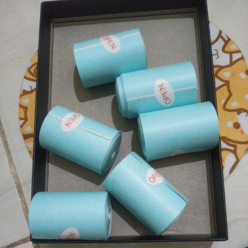 

Kertas Thermal Stiker Label 58mmx40mm panjang 9 meter