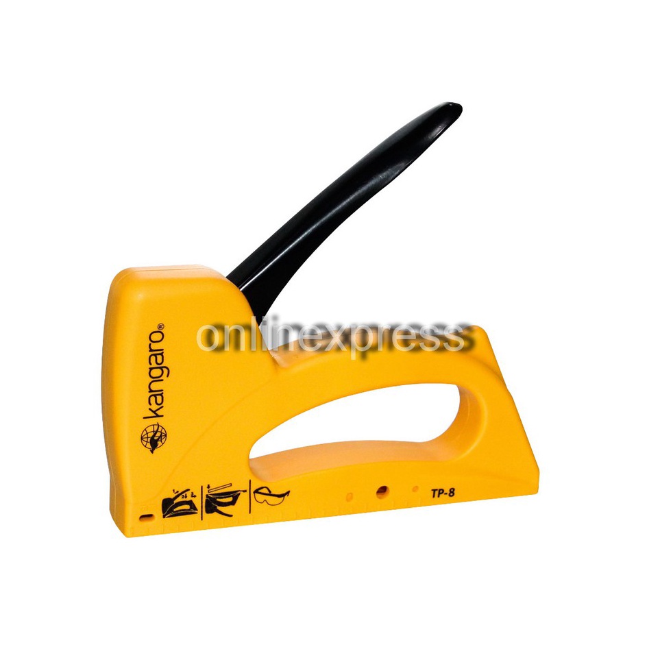 

KODE P4Z9 Alat Stapler Tembak Jok Kulit Motor Stapler Kayu Plastik Gun Tacker Plastik Kangaro TP8