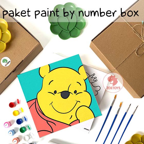 

ART Y1E Zoetoys Paket Lengkap Paint by Number Box Easter Ramadhan Custom Numbers Children Canvas 2x2 Painting Set Kanvas Pallet Kuas Anak Kit Disney Princess Unicorn Toy Story Pooh Pokemon Mario Anya Space Paskah Activity Peralatan Melukis Cari