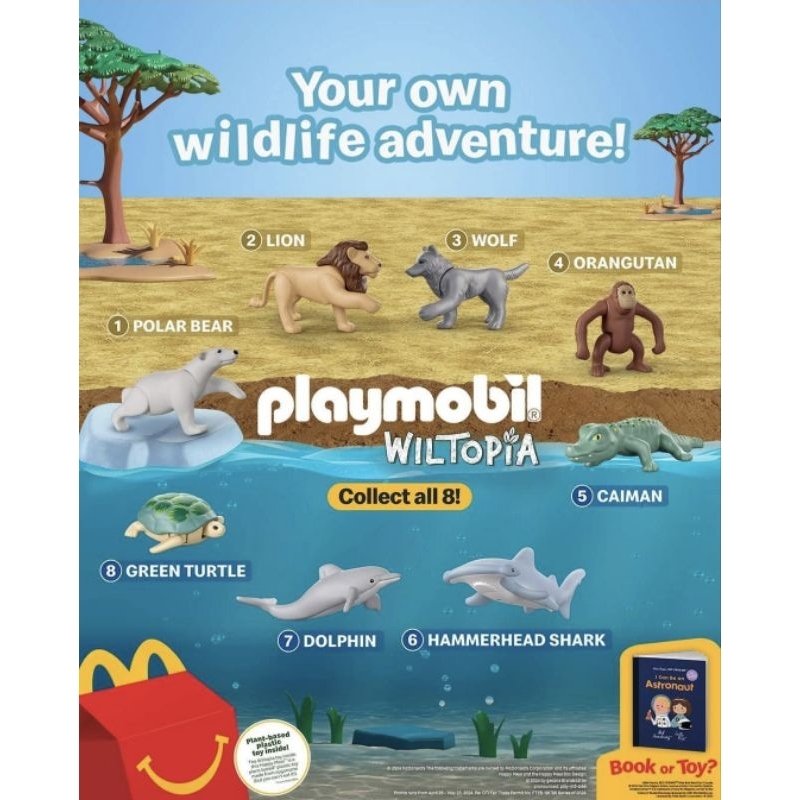 Happy Meal Mcd Mcdonald Playmobil Wiltopia