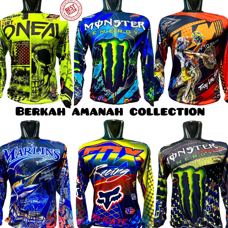 KODE Y7C3 Baju balap dewasa atasan balap dewasa baju trail motorcross baju balap motor atasan trail 