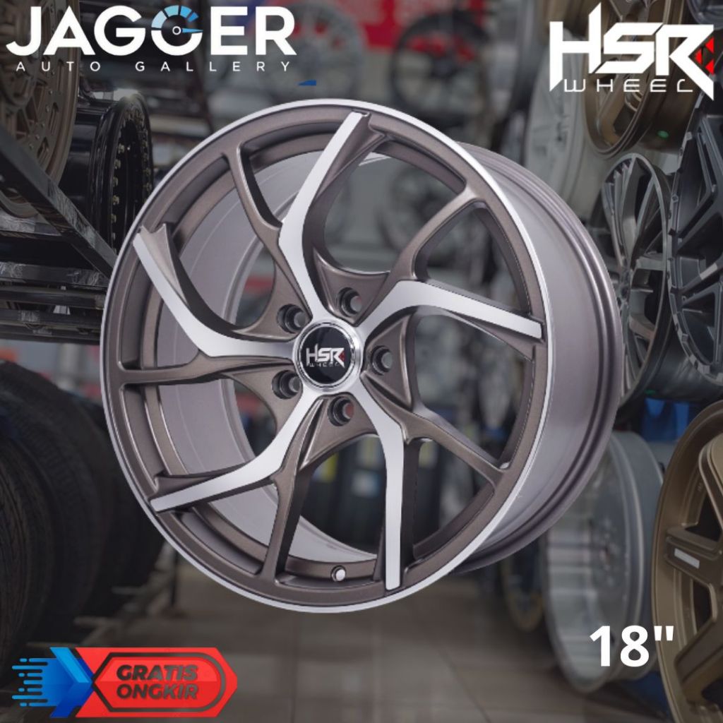 Velg terbaru ring 18 untuk hrv, crv, civic, rush, terios, innova HSR SCOPE belang lebar