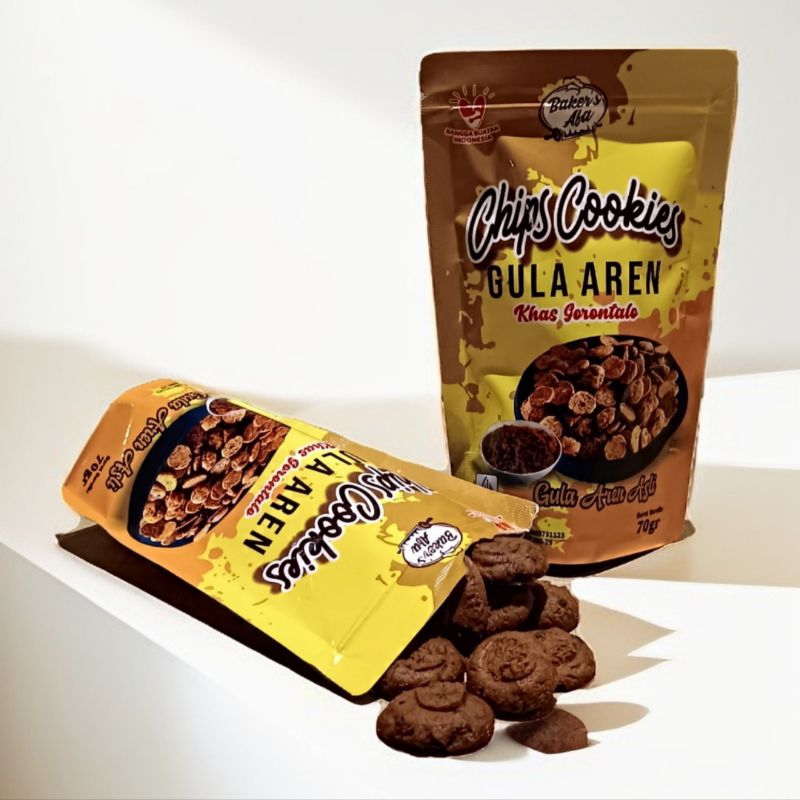 

CHIPS COOKIES GULA AREN kue kering renyah snack 70gr