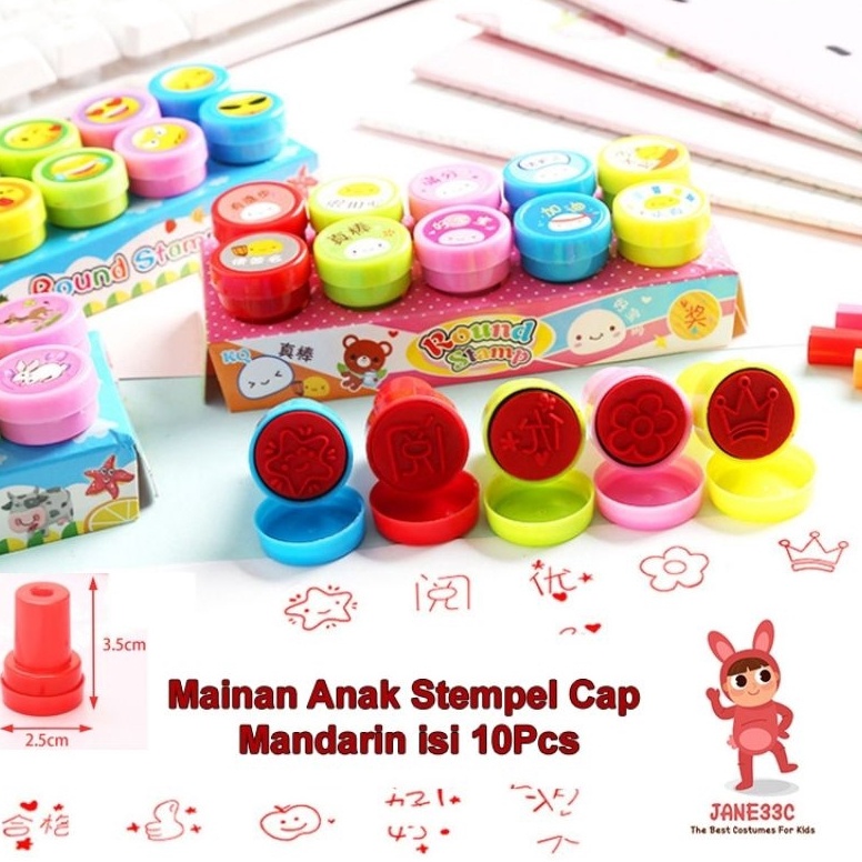 

ART C83X Mainan anak stempel cap mandarin isi 1pcs