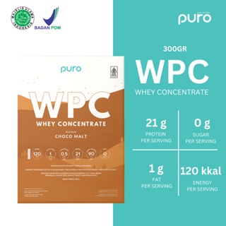 

Susu Protein Puro WPC Choco Malt 300 gram