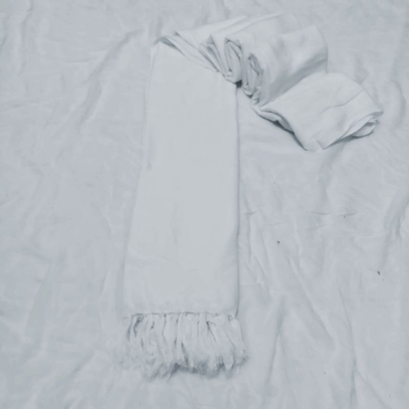 Sorban putih polos panjang Murah Pria Arab Habib