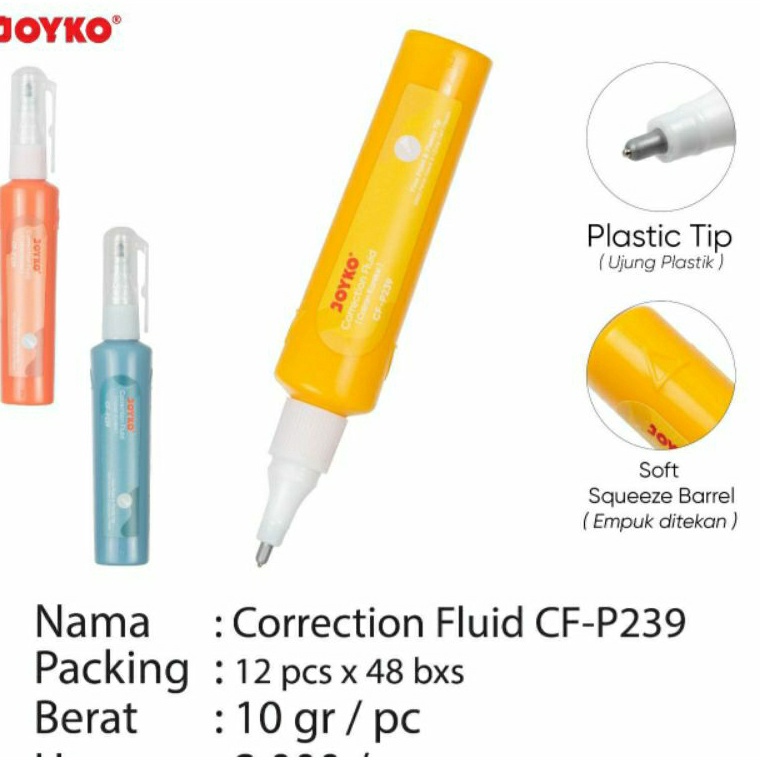 

ART I23U 12 Pcs Tipex Joyko CFP239