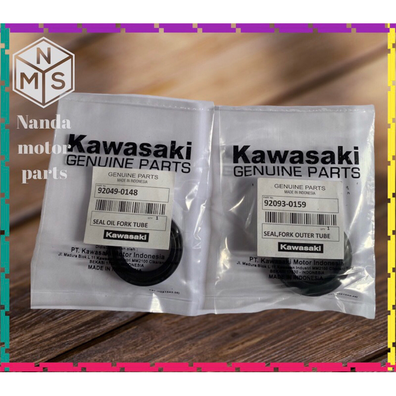 Seal Sil Shock Kawasaki Dtracker 150 Dtreker 150 Plus Tutup Abu Debu Kawasaki Dtracker 150 KLX BF/Ne