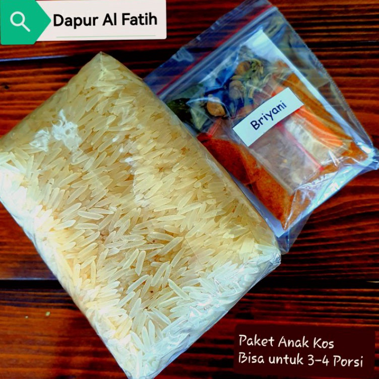 

Promo promo Basmati Nasi Briyani Mandhi Kebuli dan Kabsah Instan PAKET ANAK KOS