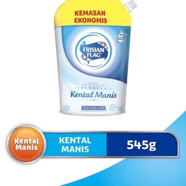 

Buruan pesan Frisian Flag Susu Kental Manis Pouch 545gr