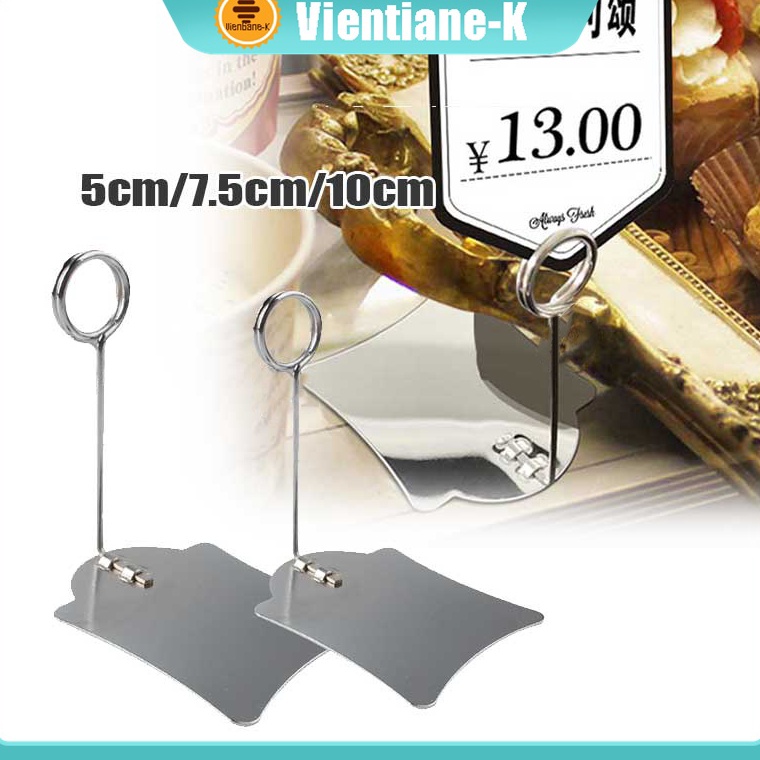 

ART A1I Price Tag Holder Stand Card Holder Tiang Nomer Meja Price Tag Stand Untuk Toko Roti