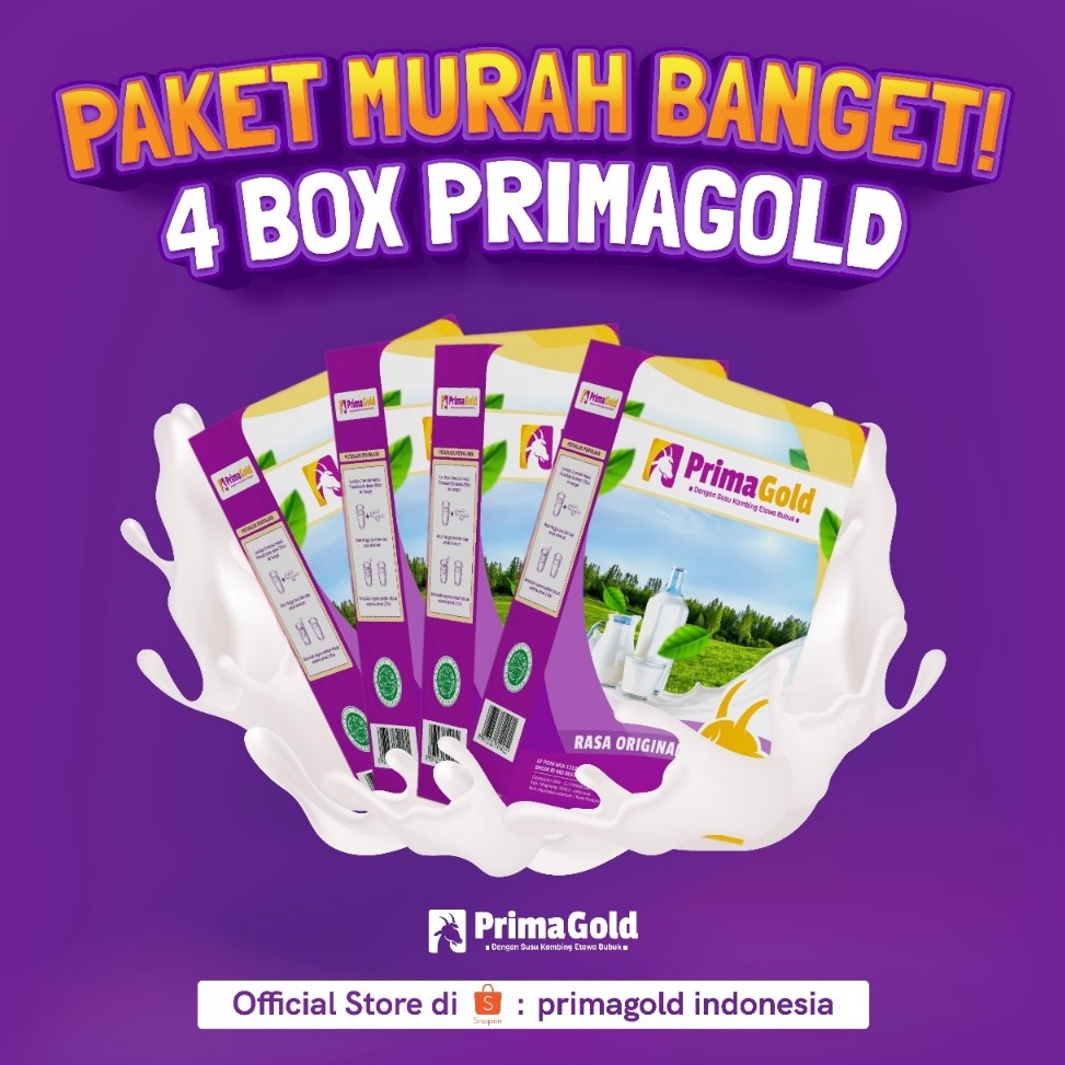 

ShareNow SUSU ETAWA PRIMA GOLD ORIGINAL PAKET 4 BOX