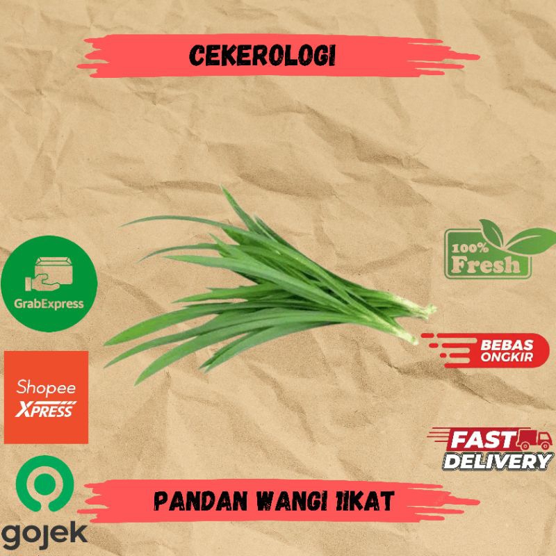 

Pandan Wangi 1ikat / Pandan Wangi / Pandan Wangi Fresh Berkualitas / JABODETABEK / Pandan / Sayur Segar / Sayuran / Sayur