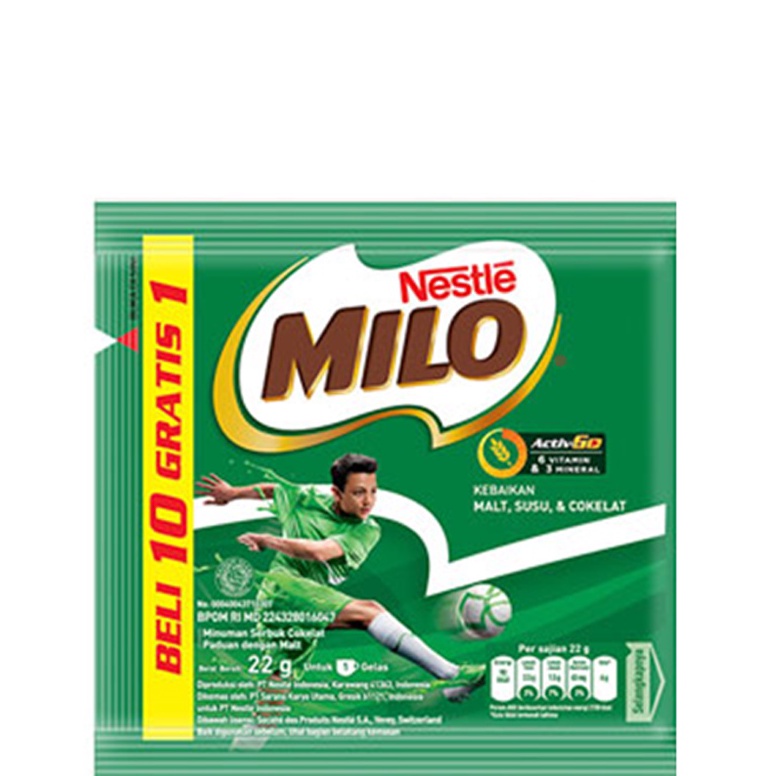 

Pro sale MILO ACTIVGO Susu Coklat Renceng 1 x 22 gr