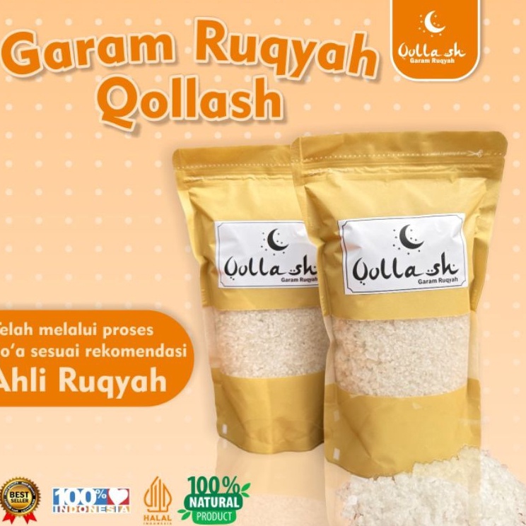 

Siap Kirim Qollash Garam Ruqyah Asma Original Terlaris dan termurah pembuka aura
