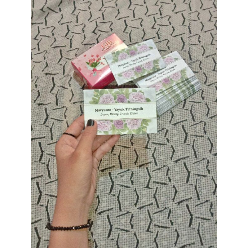 

Amplop/envelope costume random desain flower