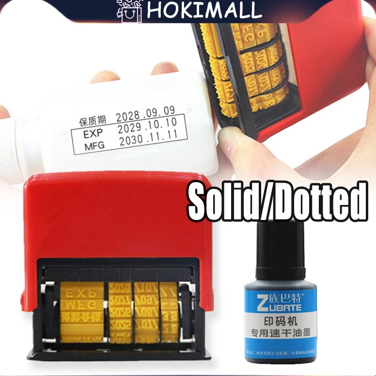 

ART R7Q Stempel Tanggal Custom Otomatis Dengan EXP Stempel Tanggal Produksi Dengan EXP Dater Date Stamp