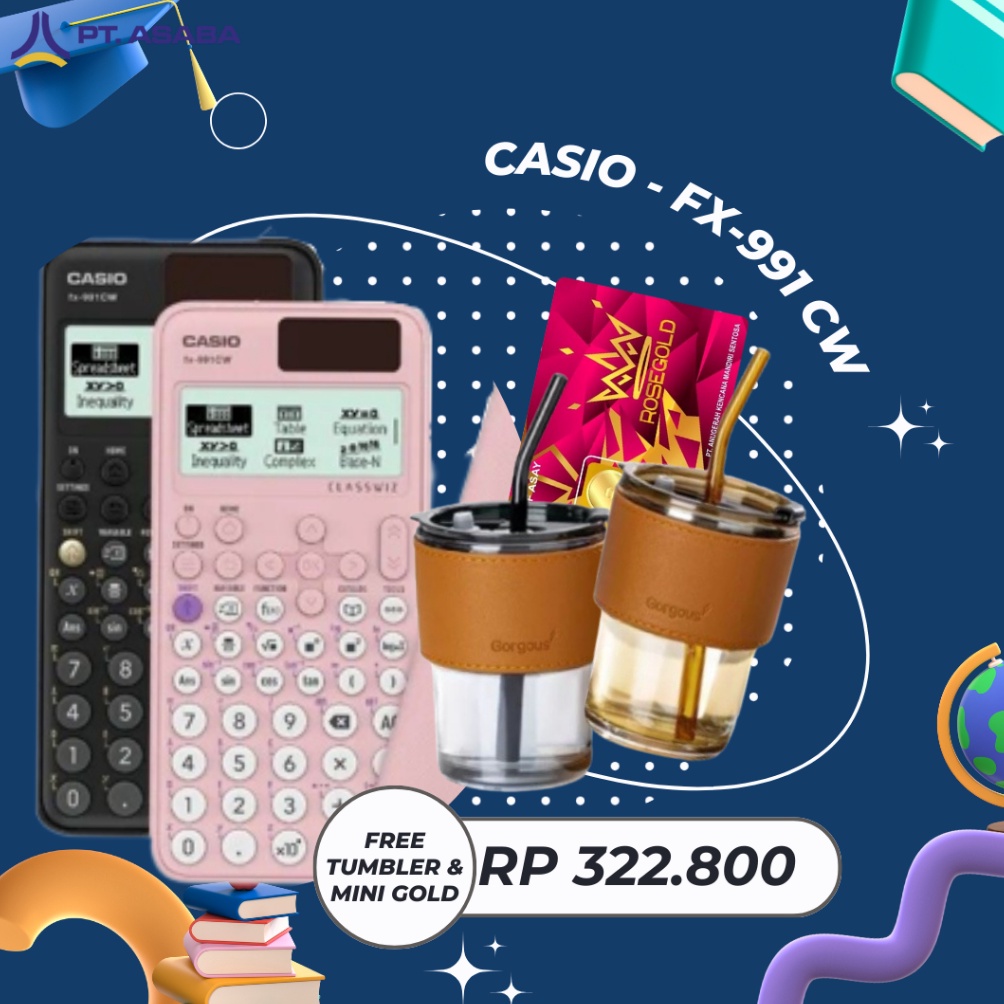 

ART R52X Casio ClassWiz Model Scientific Calculator FX991CW casio model terbaru