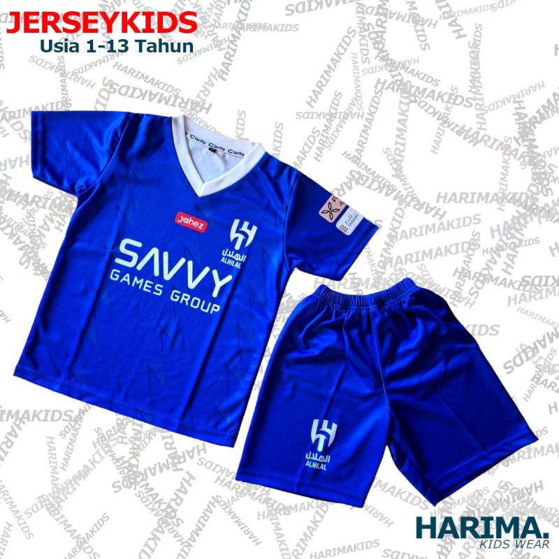 Baju jersey bola anak 1-13 tahun NEYMAR liga arab