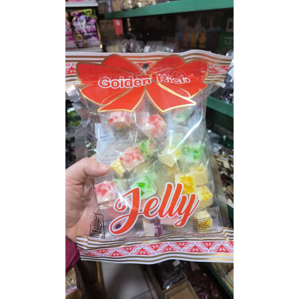 

golden rich permen jelly rasa buah campur susu
