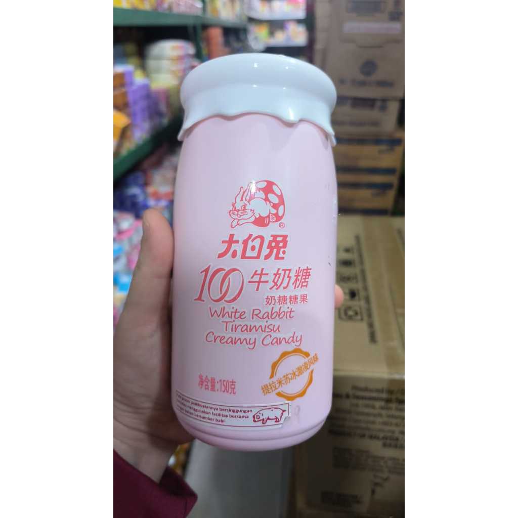 

White rabbit TIRAMISU CREAMY candy 150 gram permen kelinci sweets susu