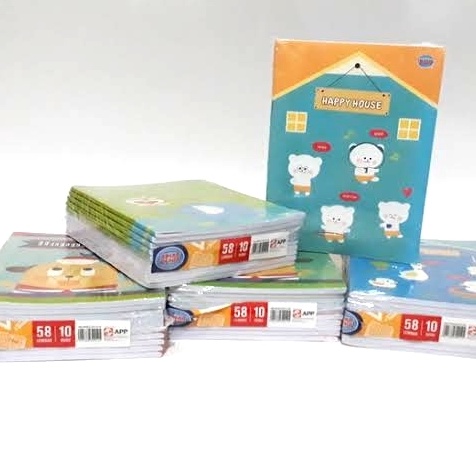 

KODE O9N9 Buku Tulis Sidu 58 Lembar Buku Tulis Bergaris PACK 5PCS