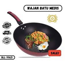 WAJAN BATU MEDIS ANTI LENGKET 32CM (FRYING PAN JUMBO)