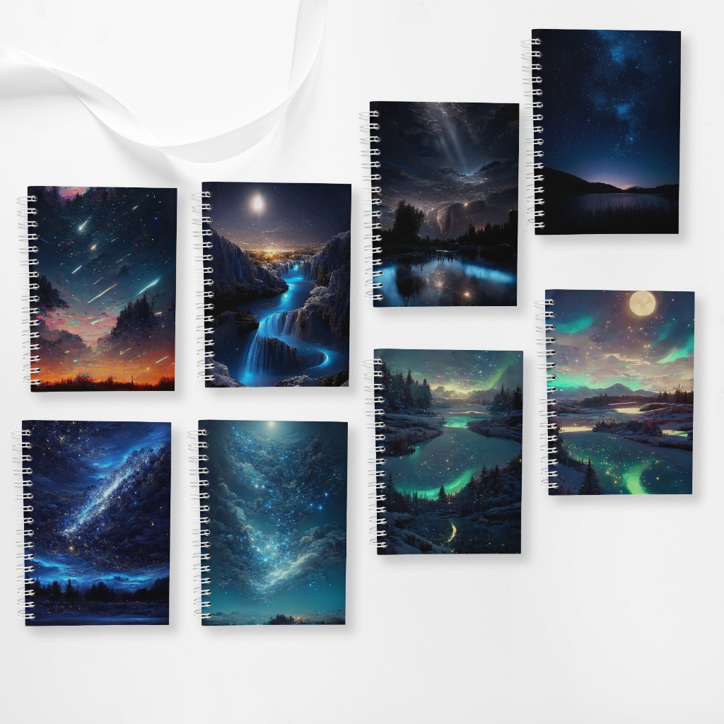 

Note Book Spiral Large (10 cm X 14 cm) Edisi Langit Malam