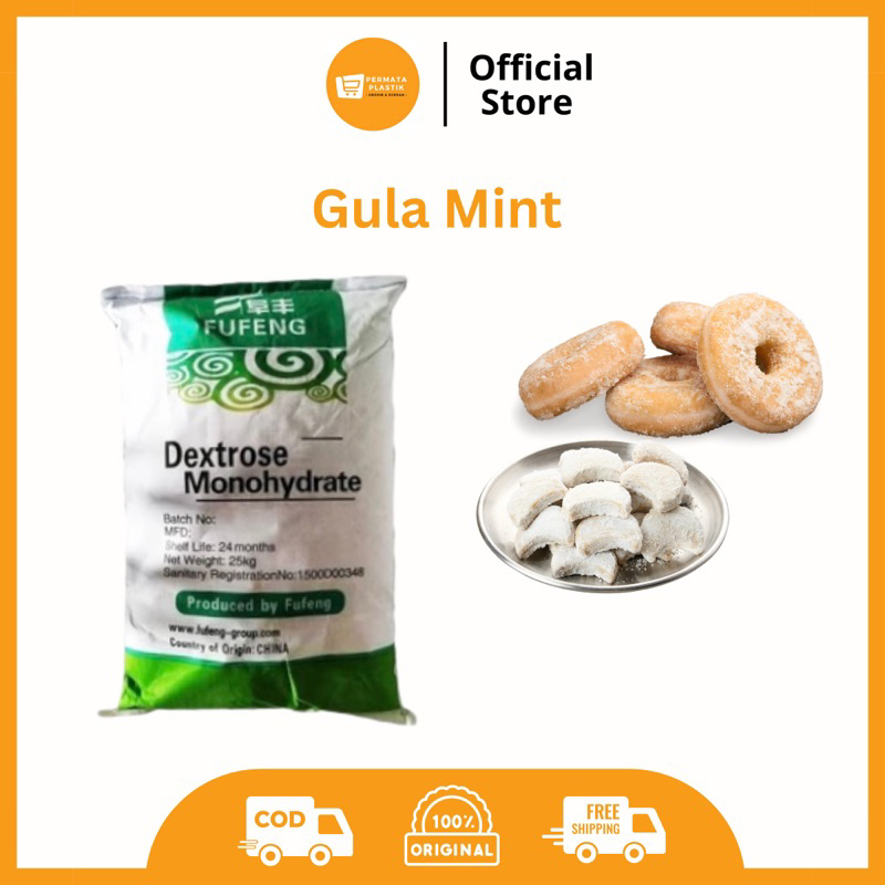 

Tepung Gula Dingin Mint Topping Donat