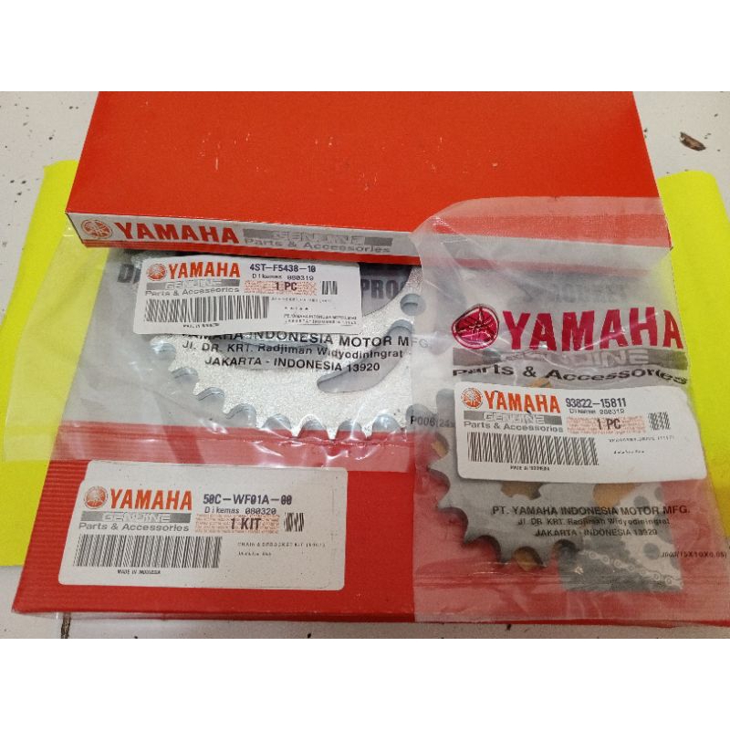 GEARSET JUPITER MX NEW GEAR PAKET JUPITER MX NEW 135