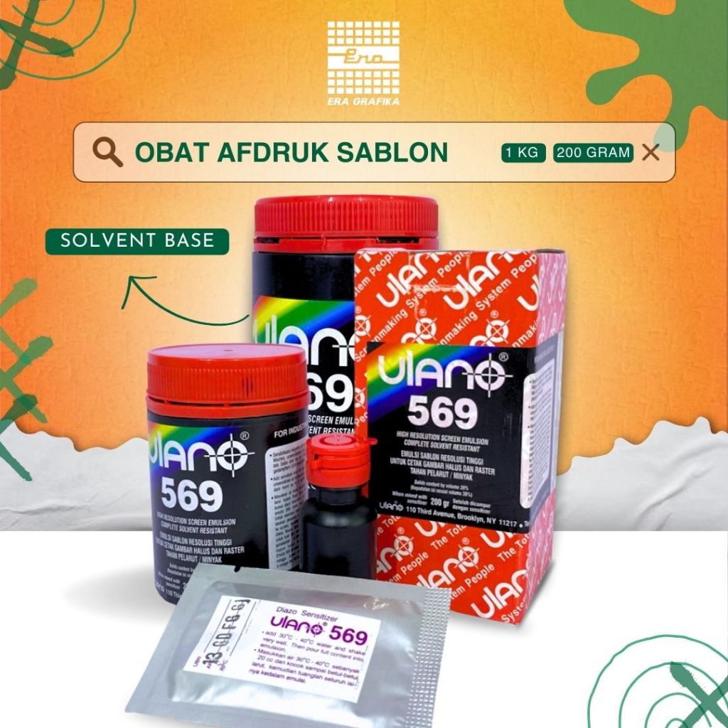 

OBAT AFDRUK SABLON | ULANO 569 (SOLVENT BASE)