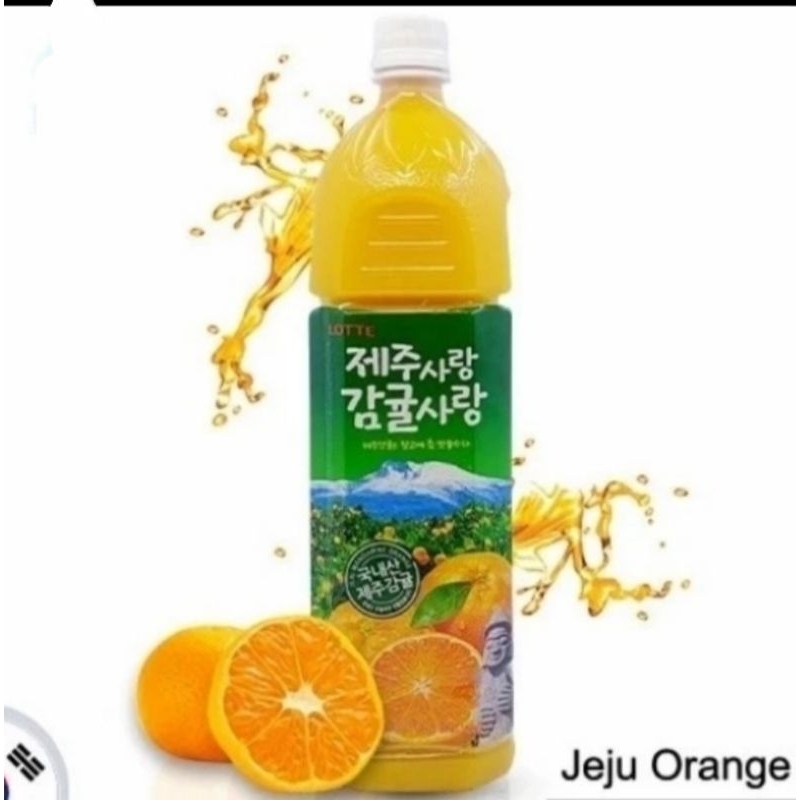 

lotte jeju orange 1.5liter