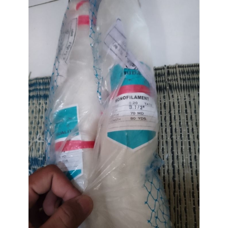 JARING IKAN ARIDA 3½ INCH 0.20 70MD/80YDS TATE /MATA MENYAMPING