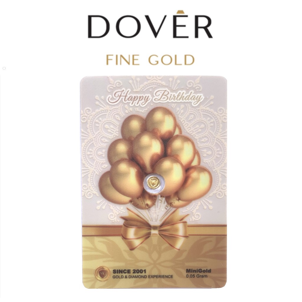 Logam Mulia Emas MiniGold Mini Gold 0.05 gram Gift Series