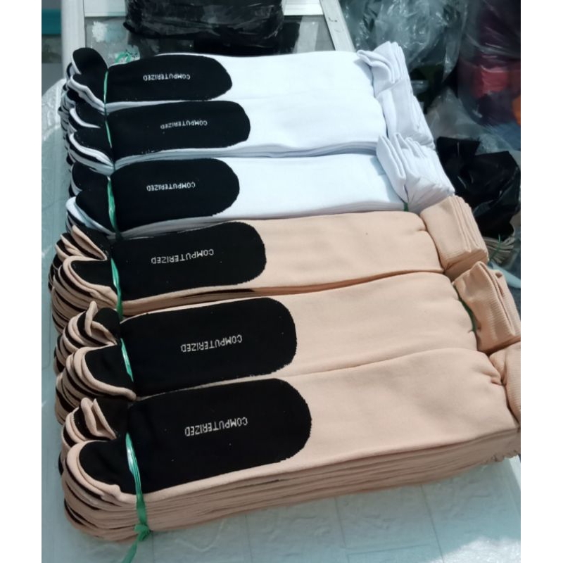 Kaos Kaki Jempol Nyllon telapak Hitam 30 lusin satu Bal