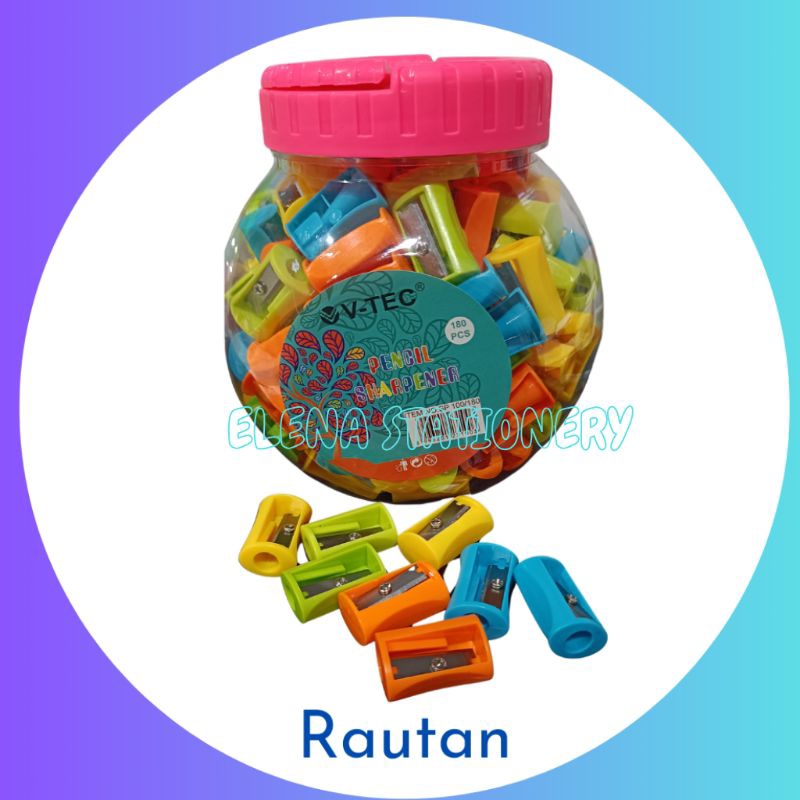 

rautan v tec /kerokan/ sharpener/rautan murah/serutan (2pcs)