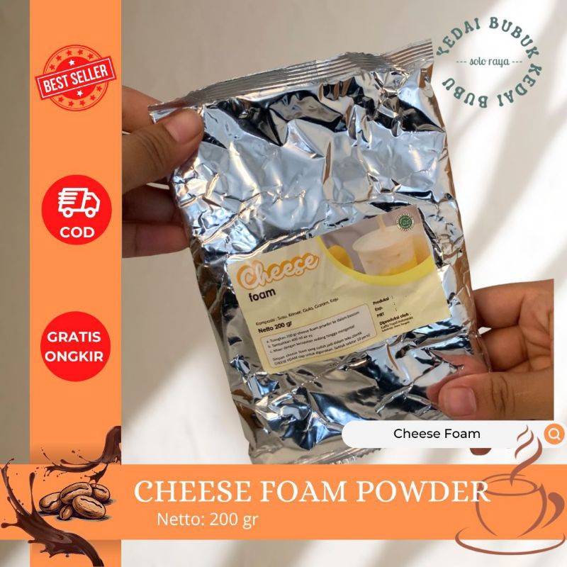 

PREMIUM CREAM CHEESE, Toping keju 200gr - Bubuk cheese foam rasa asin