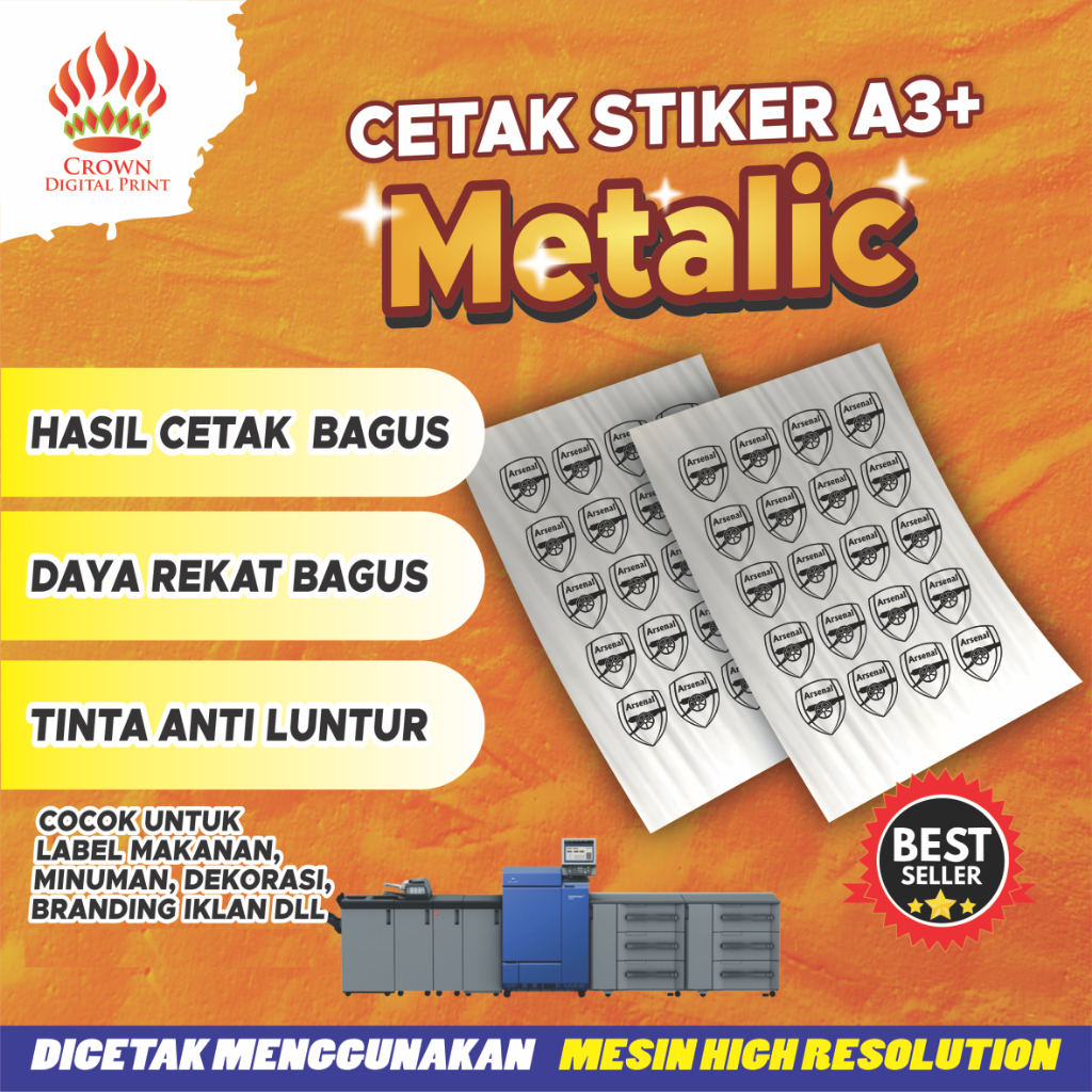 

PRINT A3+ STIKER CAMEL METALIK | CETAK A3+ MURAH | STIKER METALIK CAMEL | CETAK STIKER MURAH