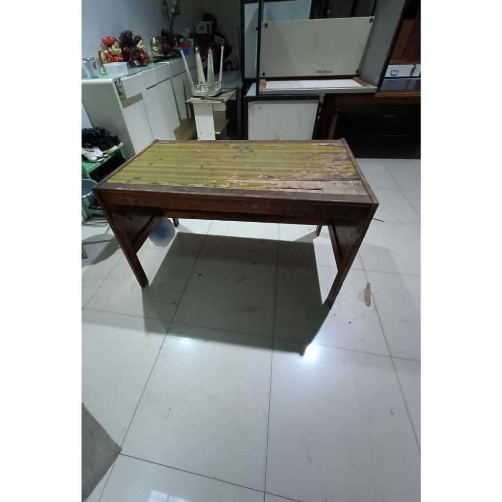 MEJA KANTOR ADMIN SERBAGUNA SECOND SEKEN BEKAS UKURAN 125X73X74