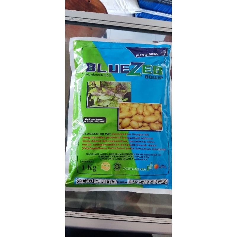 Fungisida Bluezeb 80wp 1kg mankozeb biru