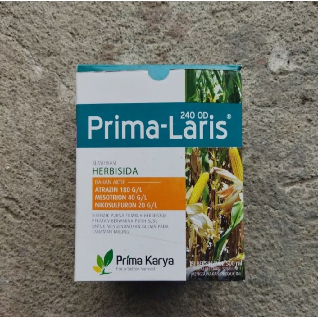 Prima Laris 240 OD - 500ml | Herbisida Selektif Jagung + Bonus Kaos