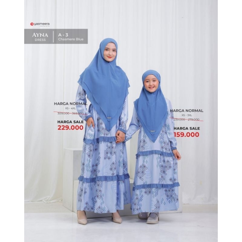 GAMIE ANAK SALE YASMEERA/GAMIS AYNA ANAK YASMEERA