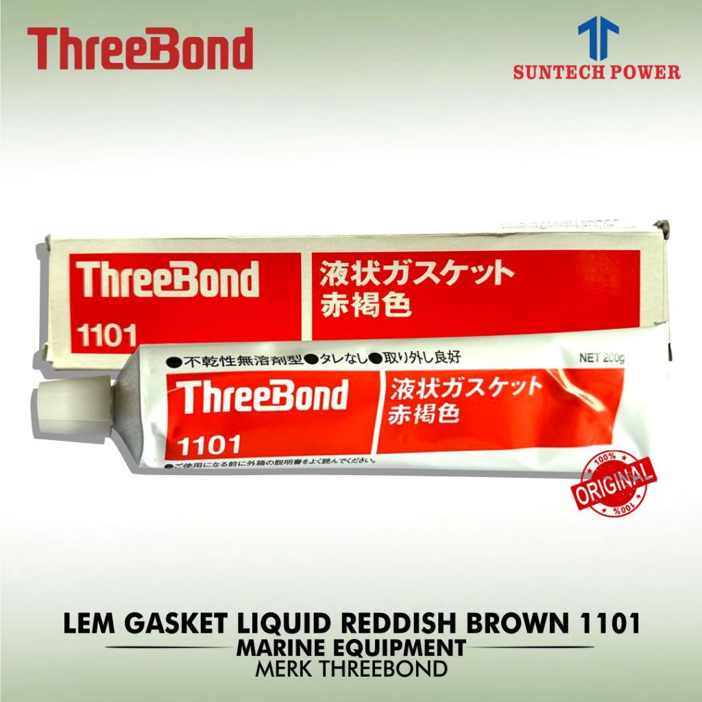 

Threebond 1101 Lem Gasket Liquid Reddish Brown 200gram Liquid Gasket